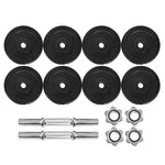 Everfit 25kg Dumbbell Set Weight Plates Dumbbells Lifting Bench FIT-K-DB-SET-25KG