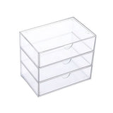 1-3PC Vanity Organizer Compact Storage Drawers Set for Cosmetics Dental Supplies Bathroom Dorm V1369-AZ3-W-15215