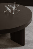 Apollo Round Solid Mindi Timber Coffe Table V199-CT090APB