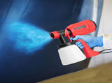 Paint Sprayer, Adjustable Nozzle Paint Sprayer with 1000ml Detachable Container, 2 Nozzles Fence, V1366-AZ2-W-09805