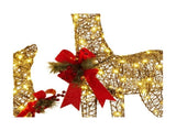 Christabelle 3 Reindeer Family Christmas Light Up Display 1.3m LED Outdoor Indoor Xmas Yard Law 112_MHA706