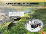 Tow Behind Landscape Rake, 1.5m Tow Dethatcher with 21 Steel Coil Tines, Lawn Dethatcher Rake V952-ZXSCJ60BDSDLG2B3EV0