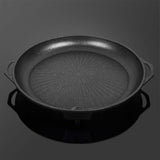 SOGA 2X Portable Korea BBQ Butane Gas Stove Stone Grill Pot Non Stick Coated Round Plate STONEBBQPLATEPOTX2