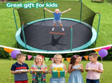 Bestway 14ft Trampoline Kids Rebounder Safety Net Enclosure Outdoor Fitness 4.27m for Ages 6 BW-TRAMPO-59105