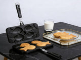 Silicone Mold Double Plate Fish Taiyaki Bakeware Single Cake Pan, Fast Heat Conduction Pastry Tray, V1366-AZ2-W-21185