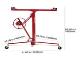 3353mm Drywall Lift, Heavy-Duty 68 kg Sheetrock Hoist with Adjustable Telescoping Arm, Lockable V952-SPSJJHS95FT18ZSYP001V0