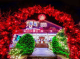 LED White Christmas Lights Outdoor, String Lights Plug in Extendable, 8 Modes Christmas Tree V1107-124-21451-RED-100M1000