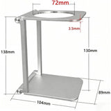 Pour over Coffee Dripper Stand, Bracket, Premium Foldable Coffee Machine Bracket for Bar, Silver V1366-AZ2-W-15179