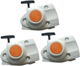 Recoil Starter Assembly for Stihl Chainsaw TS410 TS420 Concrete Cut-Off Saw 4238-190-0300 - Gray V1107-146-06682-GRY-3PACK
