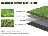 Artifical Grass, 3 x 5 ft Rug Green Turf, 1.38" Fake Door Mat Outdoor Patio Lawn Decoration, Easy to V952-RZCP1J3X5FT1TWKGWV0