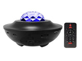 Starry Projector Light Led Night Lamp with Remote Control Romantic Starlit Projection Lamp 3 Levels V1294-YM0901-L4859