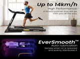PROFLEX TRX4 Electric Treadmill, Medium Size, Foldable, Suspension, Bluetooth, USB/MP3, Pulse V219-FTNTRDPFTRX4A