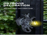 Solar Resin Squirrel Garden Light - Hanging Lantern Wall Decor with Warm LED, Outdoor Waterproof V888-ELOSUNG55523