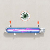UV Water Purifier, 12W 1GPM, 220V Versatile Ultraviolet Water Purifier Filter with Stainless Steel V952-SJHXTUV12W4GEMV6YV3