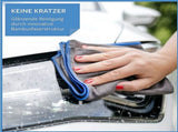 4X Professional Microfiber Glass Cloths 400Gsm - Streak-Free Cleaning Of Windows, Glasses V1188-MS-227-0880