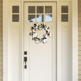 Cotton Wreath Festival Decoration Christmas Wreath Cotton Door Ring V1192-AZ-W-27936
