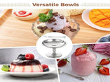4PCS Ice Cream Cups, Stainless Steel Desserts Serving Bowls, 100ml/3.4oz Metal Dessert Cups with V1192-AZ-W-18330