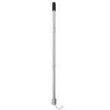 Sturdy Attic Ladder Pull Down System Rod with Hook Plated Silver for Home V1192-AZ-W-27355