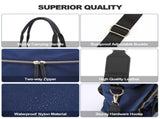 Travel Bag - Women's Travel Bag - Sports & Fitness Bag - Yoga Bag - Sports Bag - Carry-On Luggage V1265-260-DARK-BLUE1