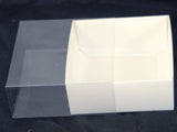 50 Pack of 15cm Square Invitation Coaster Favor Function product Presentation Cookie Biscuit V382-50INVBOXWH15X15X4
