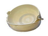 Colander Bowl Dual Layer Washing Vegetable Bowl Stackable Collapsible Multifunctional Kitchen V1294-YM0901-3118230346411
