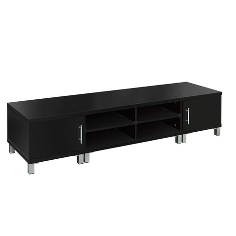 Artiss TV Cabinet Entertainment Unit 190cm Black Danson FURNI-TV-190-BK-AB