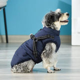 Warm Dog Jacket, Snowproof Windproof Waterproof Dog Winter Coat for Cold Weather - Soft Fleece V1189-WXFWAL-20260319-00393