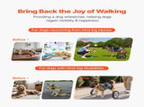 Dog Wheelchair for Back Legs, Lightweight 2 Wheels Pet Wheelchair, Height, Width & Length V952-CWLYLLSTDHXL2W9B4001V0