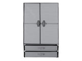 Artiss Large Portable Clothes Closet Wardrobe with Magnetic Door Grey DIY-WR01-160-GY