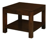 Amsterdam Solid Mahogany Timber Lamp Table 60 x 60 cm V199-LT6060TAM