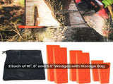 6 Pack Tree Felling Wedges Spikes for Safe Tree Cutting 2 Each of 10", 8 and 5.5 Wedges V1258-DP02-C-895