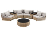 Gardeon 4 Seater Outdoor Sofa Set 7PCS Table Chair Brown Rattan Patio Furniture ODF-SOFA-7PC-RTA-BR-ABC