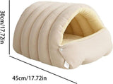 Cat Basket, Cat House, Cat Bed, Puppy Bed Cave, Nest-shaped Crate, for Daily Pet Care and Home Use, V1189-LC-DG-00261