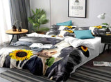 Bouquet Solenne Bloomscape Quilt / Doona / Duvet Cover set V745-AQ044126Q3