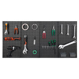 VEVOR Metal Pegboard Panels 609.6 x 304.8 mm 4 Panels Wall Organizer for Home V952-GJGBHSJS2412FGKT2V0