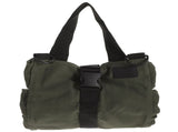 Portable Olive Green Canvas Pouch for Tools with 6 Zipper Storage Compartments V1192-AZ-W-25343