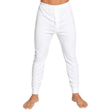 Mens Thermal Long John Pants Merino Wool Blend Base Layer Winter Warm - Beige V563-BB-SI043_SI067-BG-5XL