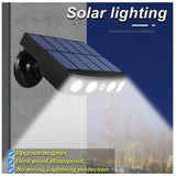 2 Pcs Outdoor Solar Light, Outdoor Solar Light with Motion Sensor, 360 Degree Outdoor Solar V1237-ZY-715-299