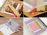 12 money envelopes with 6 holes for A6 size - Budget sleeve for receipts - Storage accessories with V1189-WXFBOL-136-1