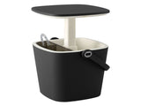 Gardeon 2-in-1 Outdoor Bar Table Portable Wine Cooler 15L Ice Bucket Tong Black ODF-COOLER-Q-BK