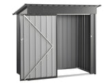 1533 x 876 x 1815 mm Metal Garden Shed, Storage Building with Lockable Door & 2 Louver Vents, Sloped V952-GJF53FTHHSMSOZT3V001V0