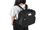 Backpack Multifunctional Foldable Large Capacity Baby Diaper Storage Bag for TravelBlack V1294-YM0523-3117210159811