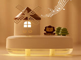 Humidifier Music Box with Warm Night Light Dual Spray Wireless Small Table Humidifier for Bedroom V1294-YM0521-3113230084311