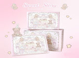 Pink Sweet Story Large Gift Box with Lid set-Includes Raffia and Gift Bag- Cute Birthday Present V888-ELOSUNG53148