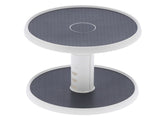 2 Tier Turntable Spice Rack Organizer Rotating Spice Holder Shelf Adjustable Seasoning Organizer V1294-YM0901-3118210165811