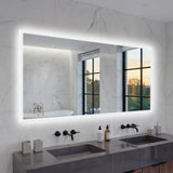 Smart LED Bathroom Mirror Anti-Fog Wall Mounted Vanity Mirror with 3 Color Dimmable Lights Touch V767-XMR-C28-331-AU