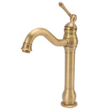 Basin Faucet Retro European Style Brass Gourd Design with Hose and Gasket Bathroom Sink Faucet for V1294-YM0626-3112220095611