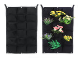 Pocket Vertical Felt Garden Plant Grow Container Bags Wall Hanging Planter 18 Pocket 100*50CM V1294-YM0901-JY00714-04