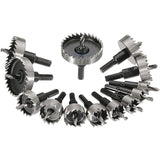 13 Pcs Metal Hole Saw Set Tungsten Steel Cutting Tool Kit, 16-53 mm V1189-WXF-521-0020