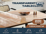 PVC Tablecloth Clear Plastic Cover Protector Mat V63-921131